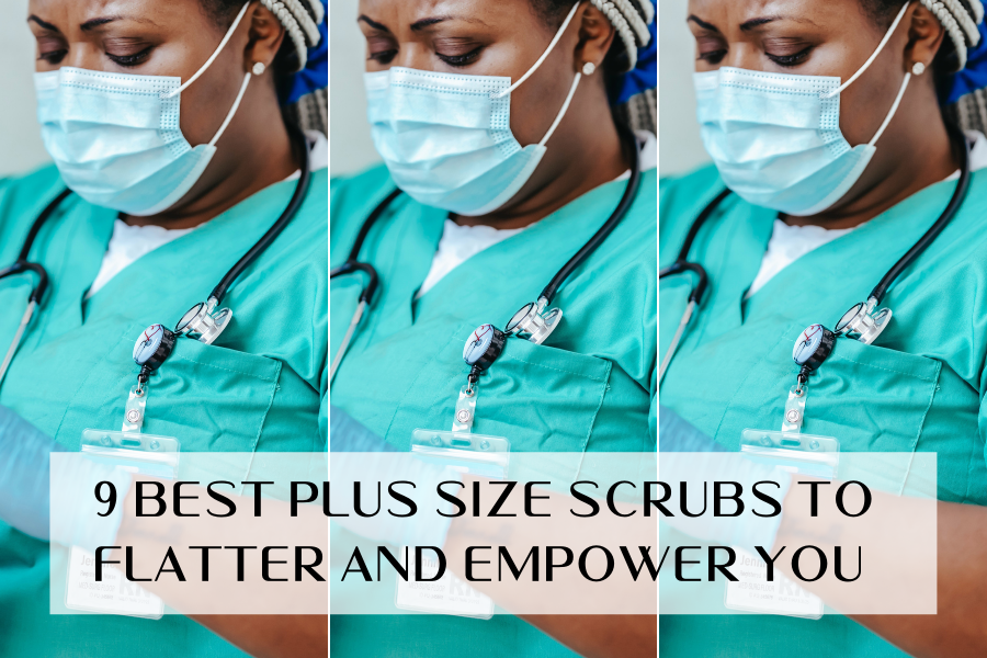 Plus size scrubs