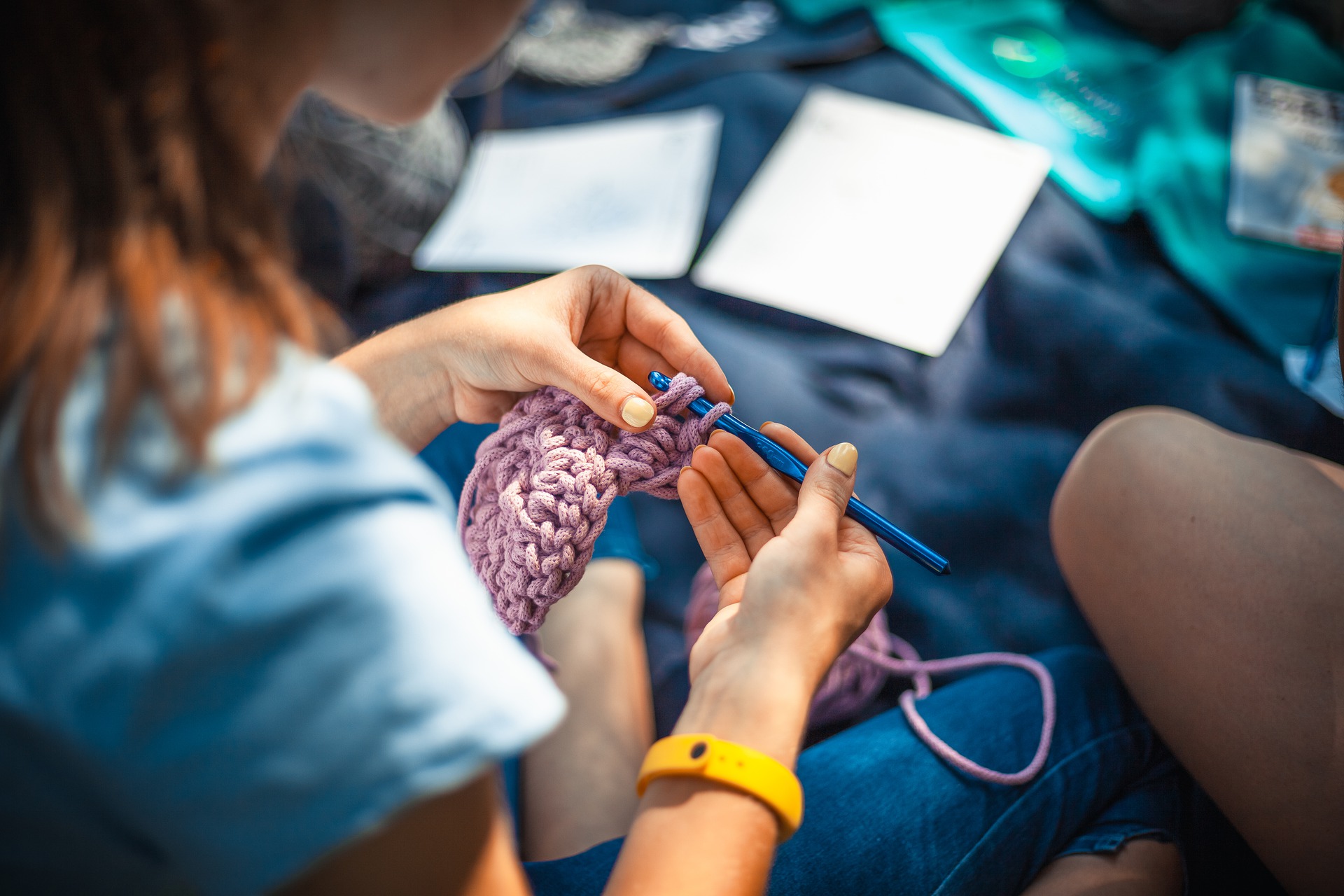 Knitting as self-care for nurses