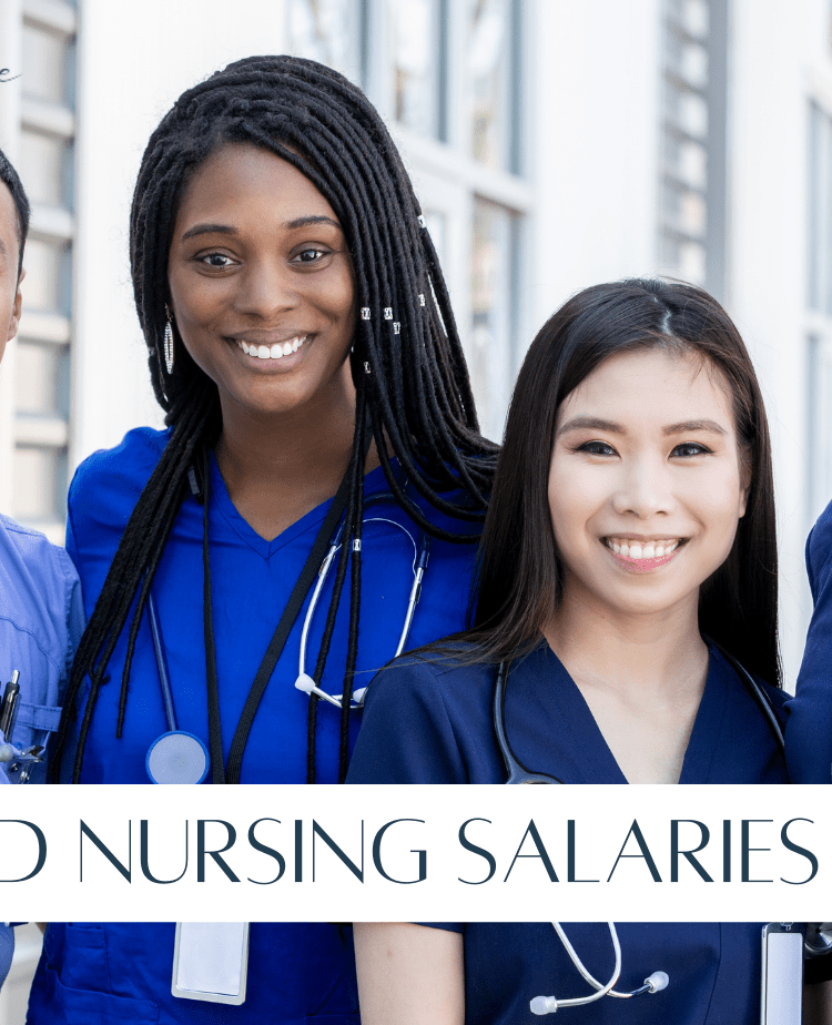 Registered nursing salaries by states