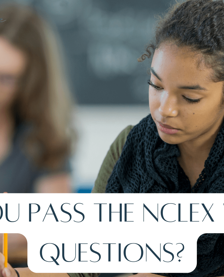 Can you pass NCLEX with 75 questions?